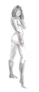 Woman with Stockings